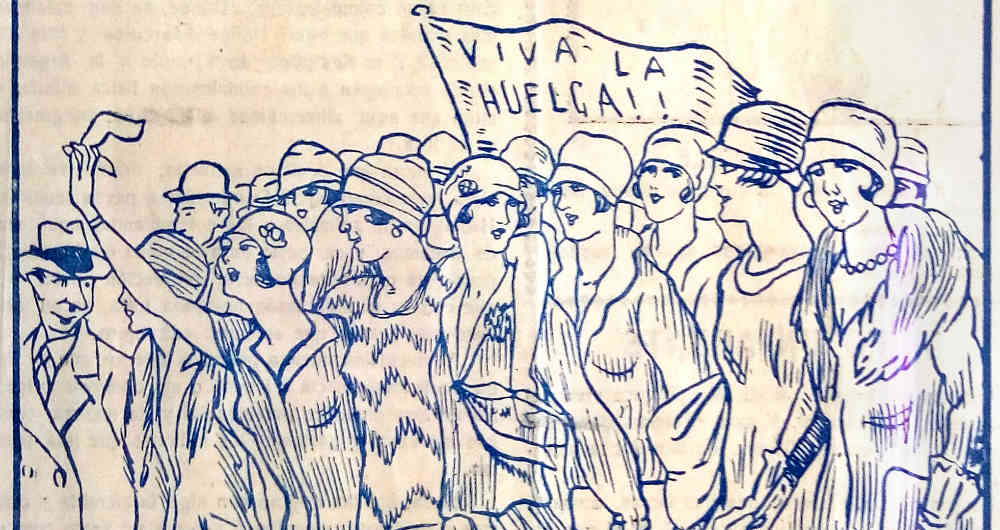 Huelga de mujeres en la década de 1920