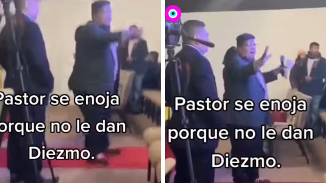 Video: Agresiva reacción de pastor al no recibir diezmos, a gritos echó a  los creyentes de la iglesia