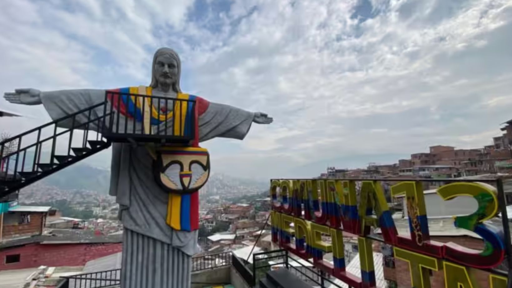 Cristo Paisa, atractivo turístico en la Comuna 13 de Medellín