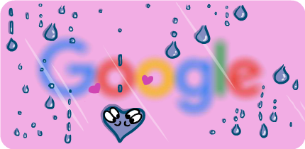 Así se ve el doodle de Google para celebrar San Valentín 2023.