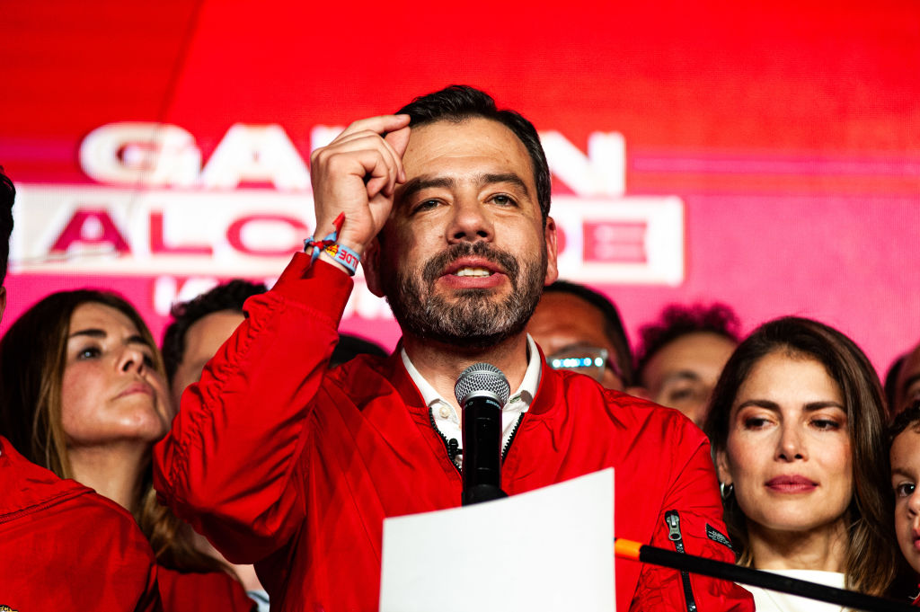 Carlos Fernando Galán, alcalde de Bogotá. (Photo by Sebastian Barros/NurPhoto via Getty Images)