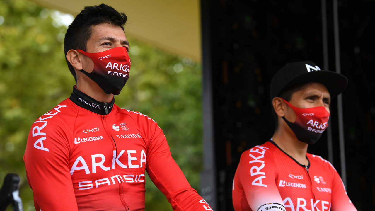 Dayer y Nairo tuvieron que separar sus caminos luego de salir del Arkéa