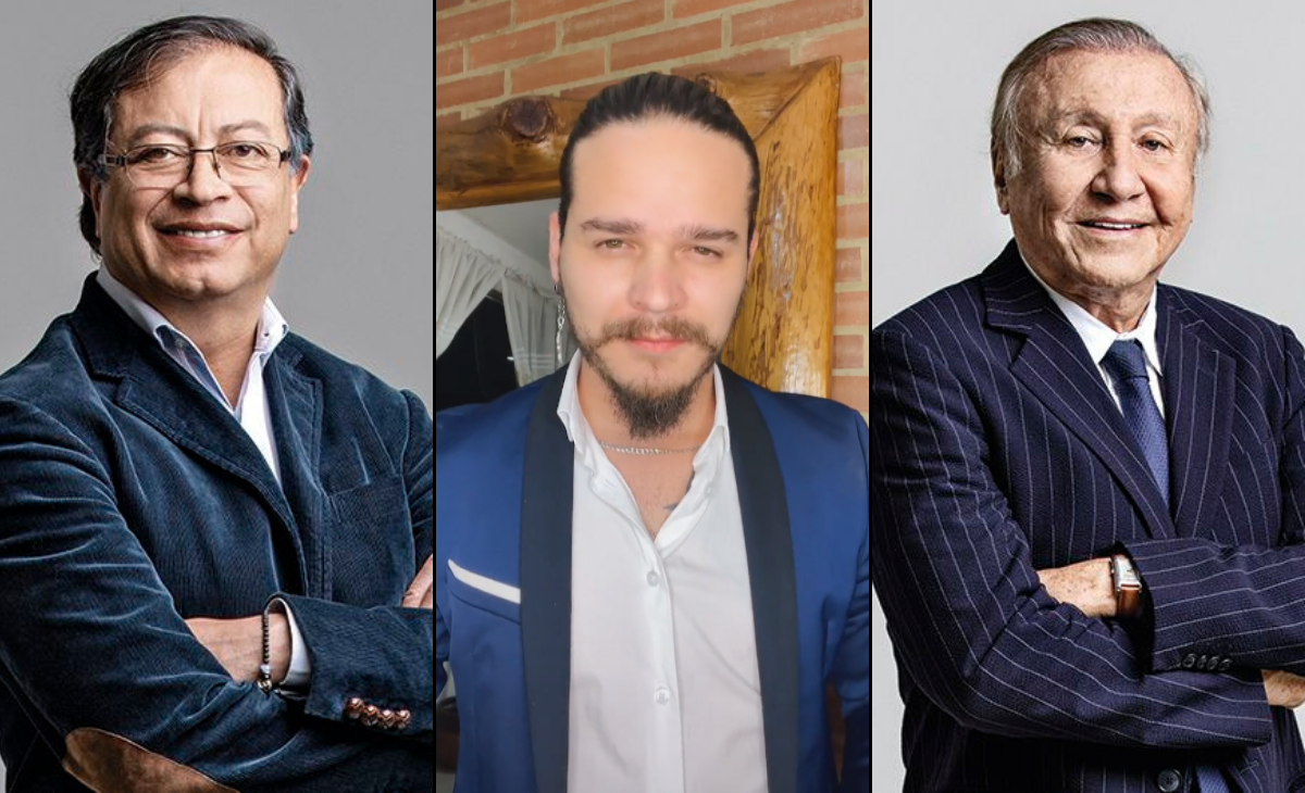 Gustavo Petro, Daniel Daza y Rodolfo Hernández.