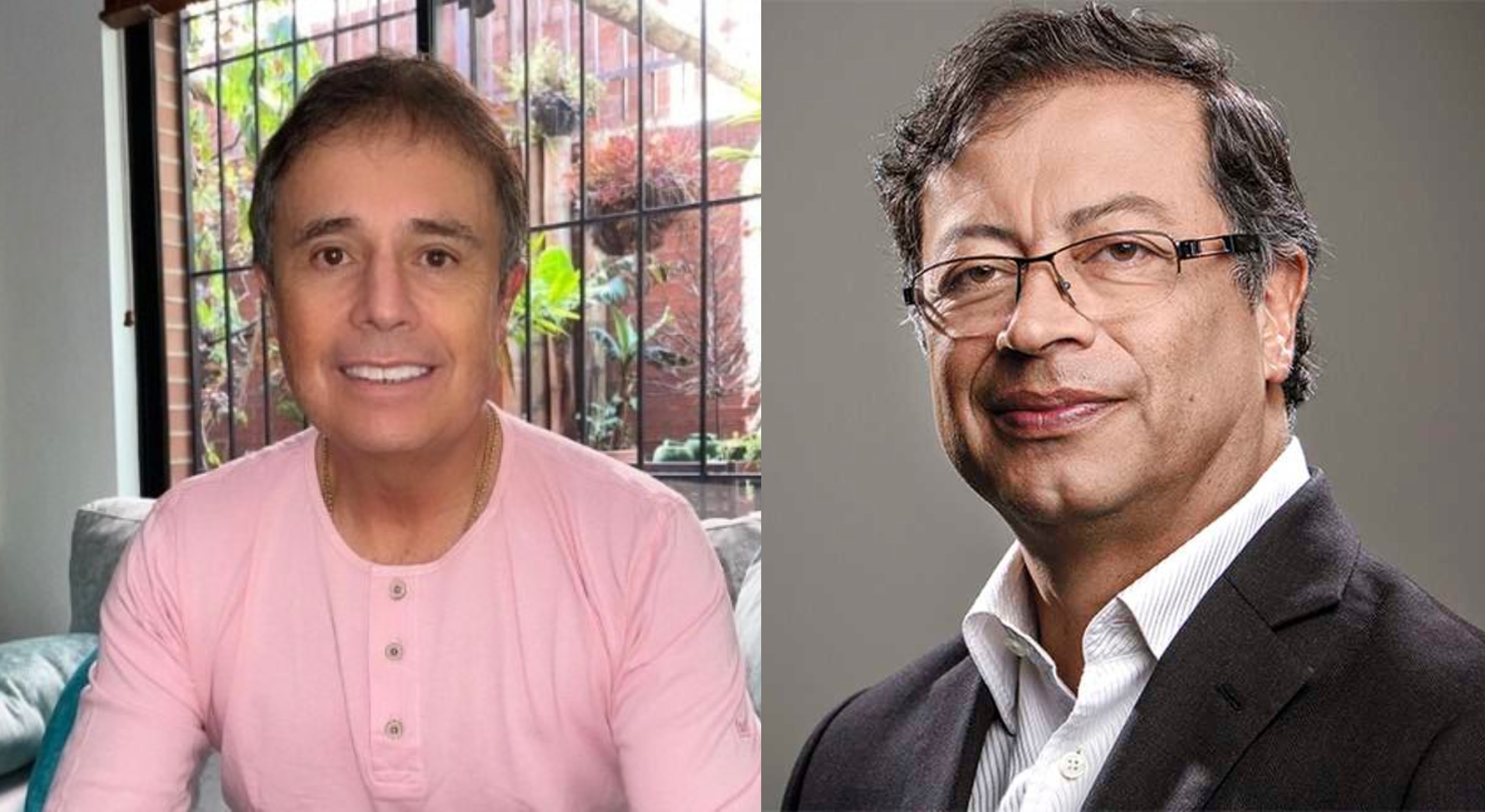 César Augusto Londoño y el presidente Gustavo Petro.