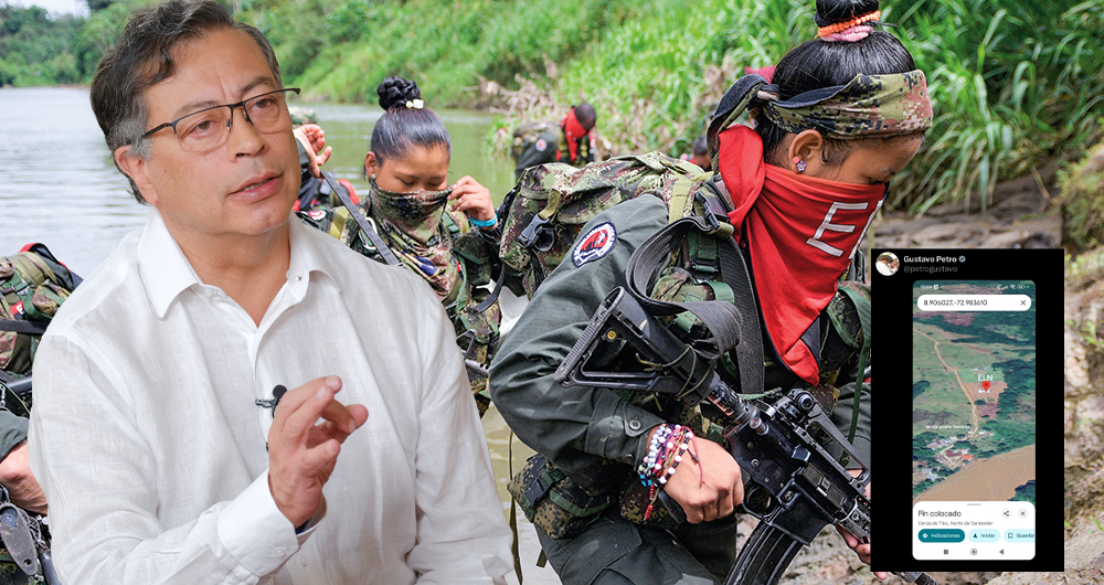 Presidente Gustavo Petro, ELN