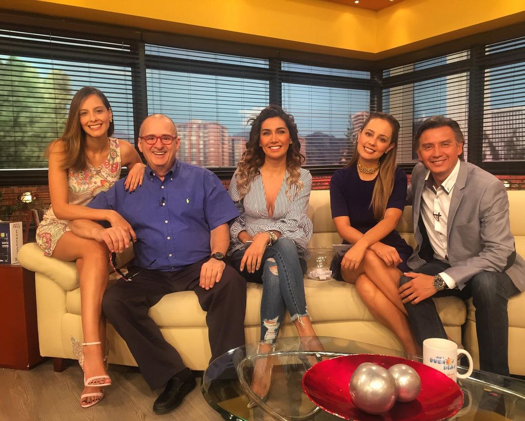 Presentadores del programa "Muy buenos días" del Canal RCN