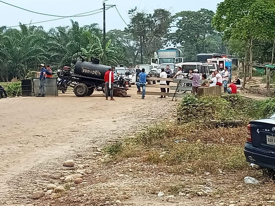La comunidad exigen la presencia del gobernador de Norte de Santander.