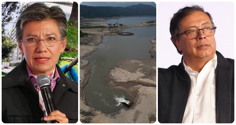 Claudia López, Gustavo Petro y la situación de los embalses.