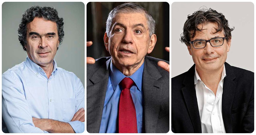 Sergio Fajardo, César Gaviria y Alejandro Gaviria