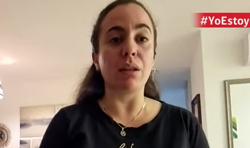 Laura Malo, colombiana que se encuentra en Israel.
