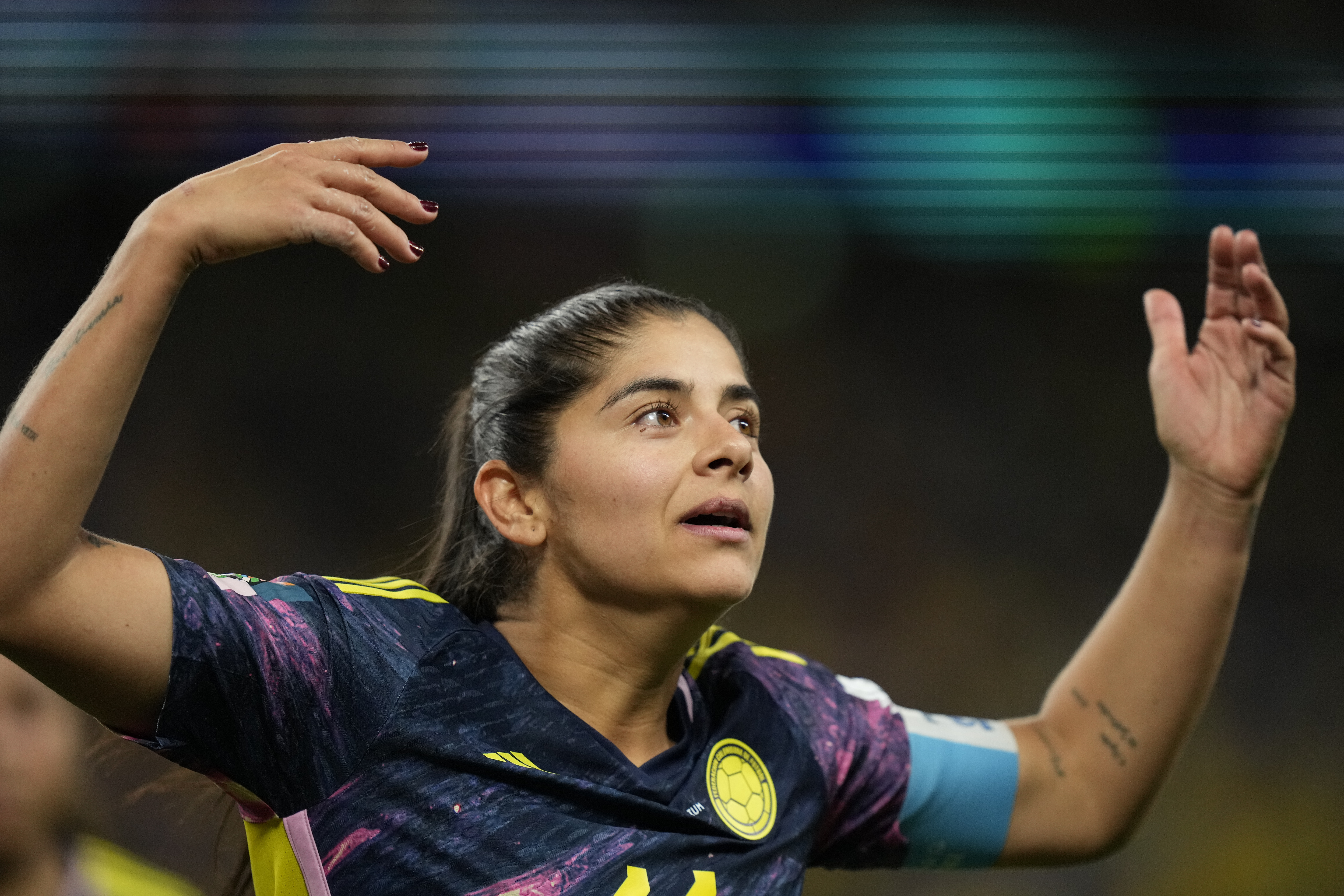 Catalina Usme, una de las figuras del equipo colombiano.