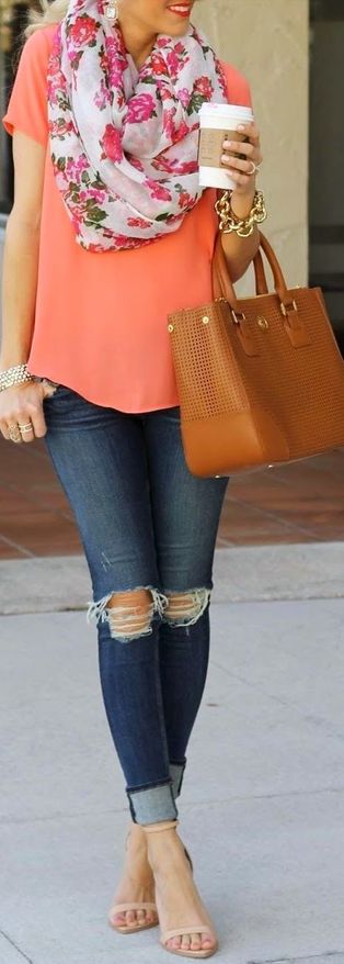 Looks con jeans rotos