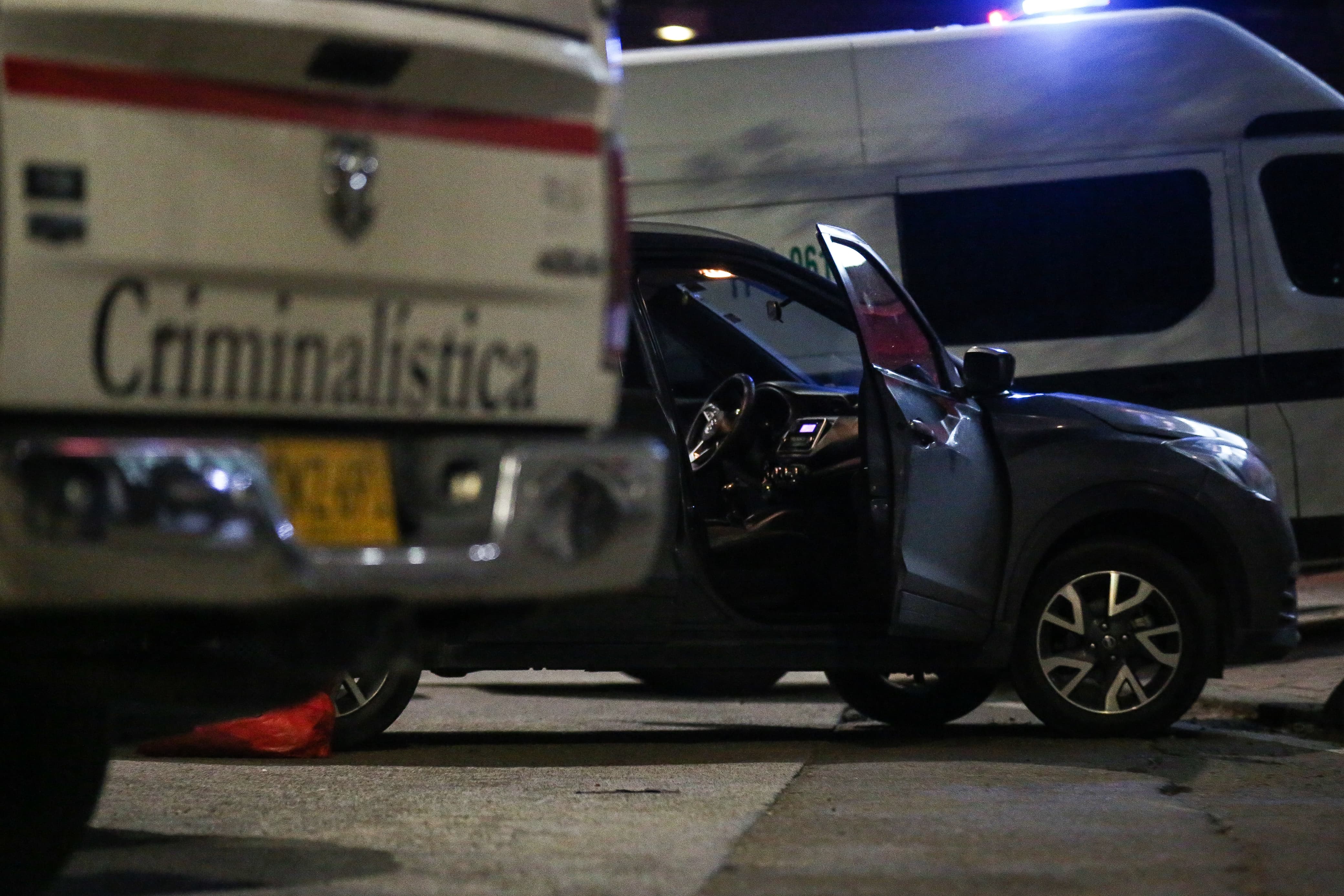 Lugar del asesinato de Elmer Fernández, director de la cárcel La Modelo, Criminalística