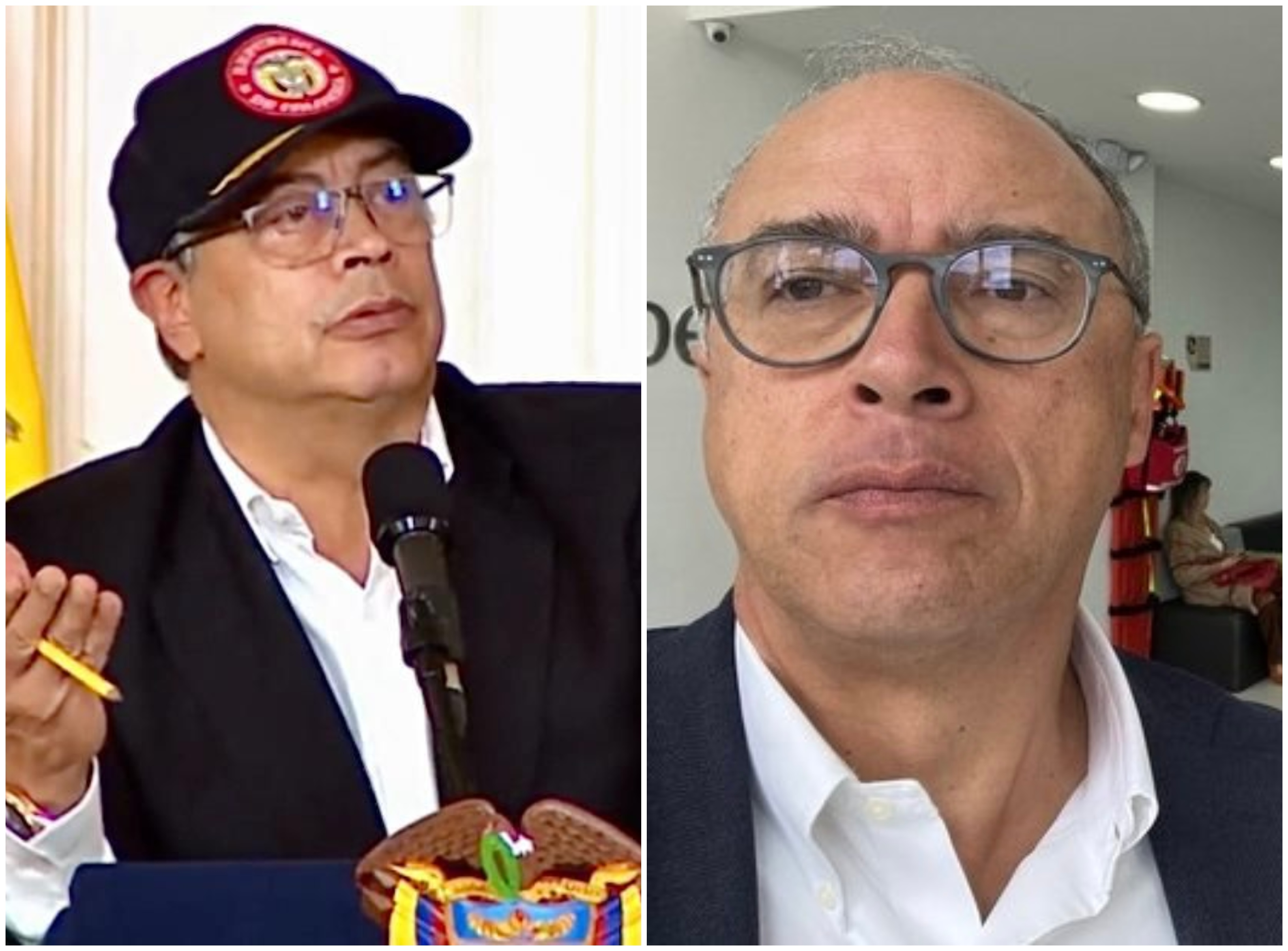 Gustavo Petro y Juan Carlos Echeverry