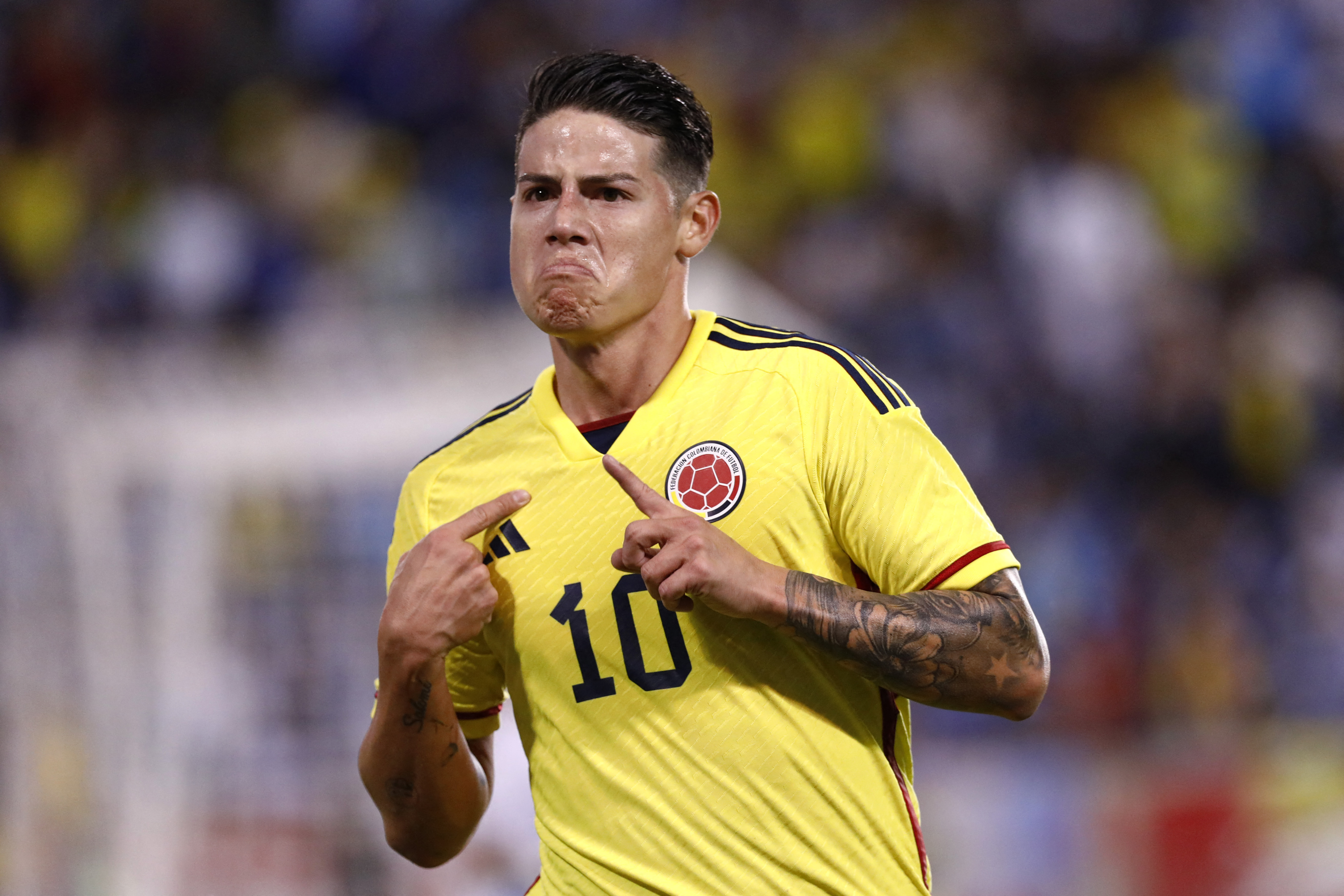 James Rodríguez, volante de la Selección Colombia.