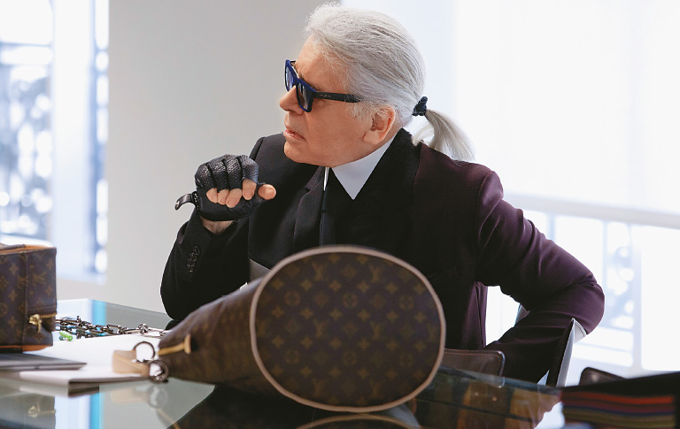 Pera de boxeo de Karl Lagerfeld para Louis Vuitton