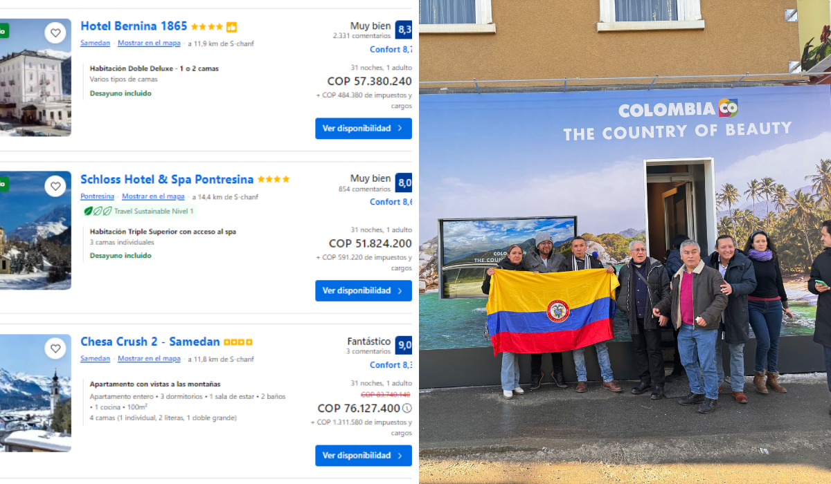 Los arriendos en Davos, Suiza, no cuestan tanto como el Gobierno Petro asegura