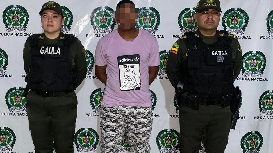 Este fue el hombre capturado como presunto miembro de los Rastrojos Costeños.