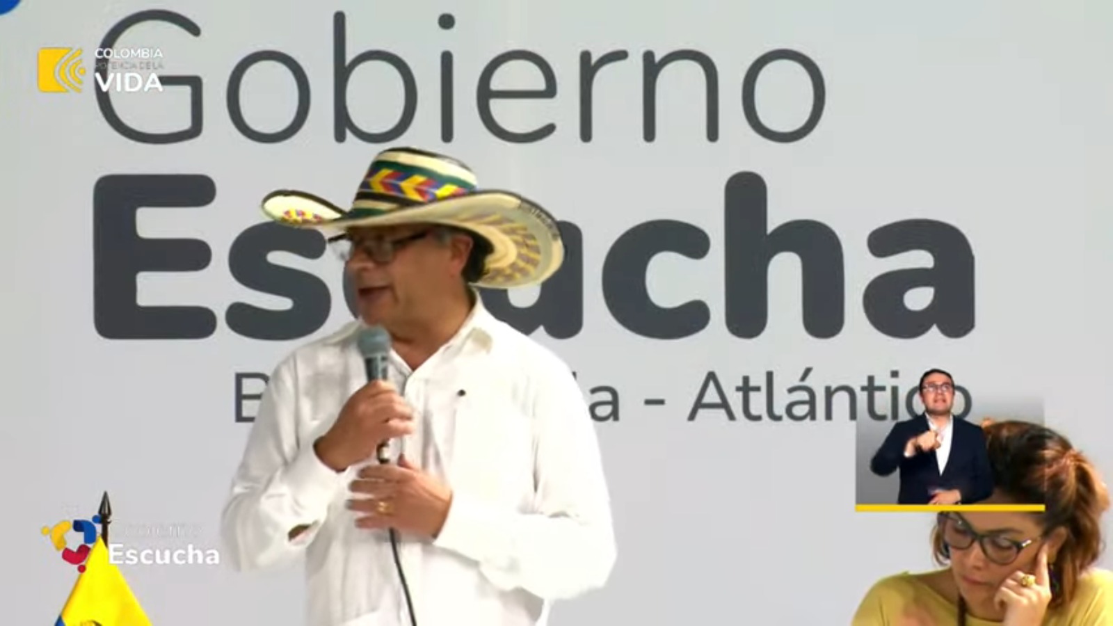 Durante el encuentro con los barranquilleros, el presidente habló sobre la importancia de una reforma agraria.