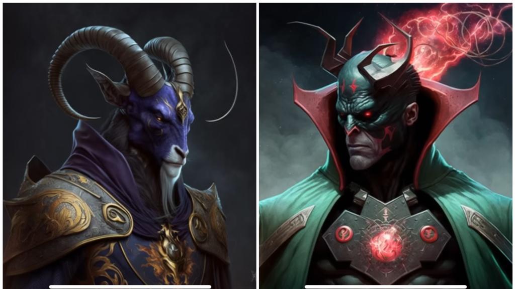 Cada signo tiene elementos característicos creados por la I.A.