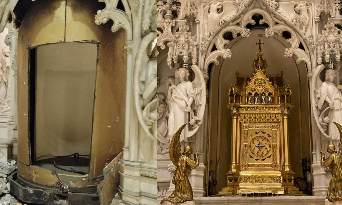 El sagrario hurtado está avaluado en dos millones de dólares