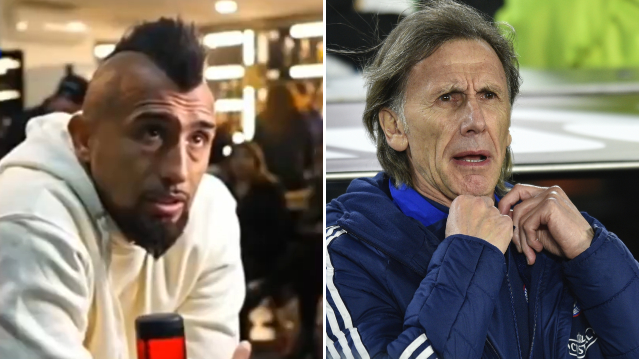 Arturo Vidal criticó la gestión de Ricardo Gareca al frente de Chile