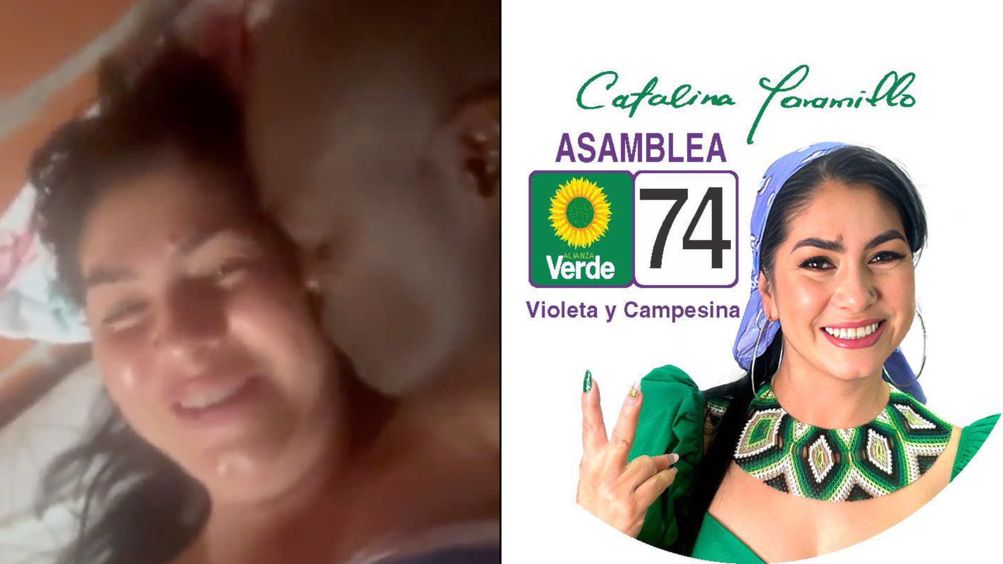 Candidata a la Asamblea de Antioquia invitó a votar por ella desde la cama  “con muchos orgasmos”: se hizo viral