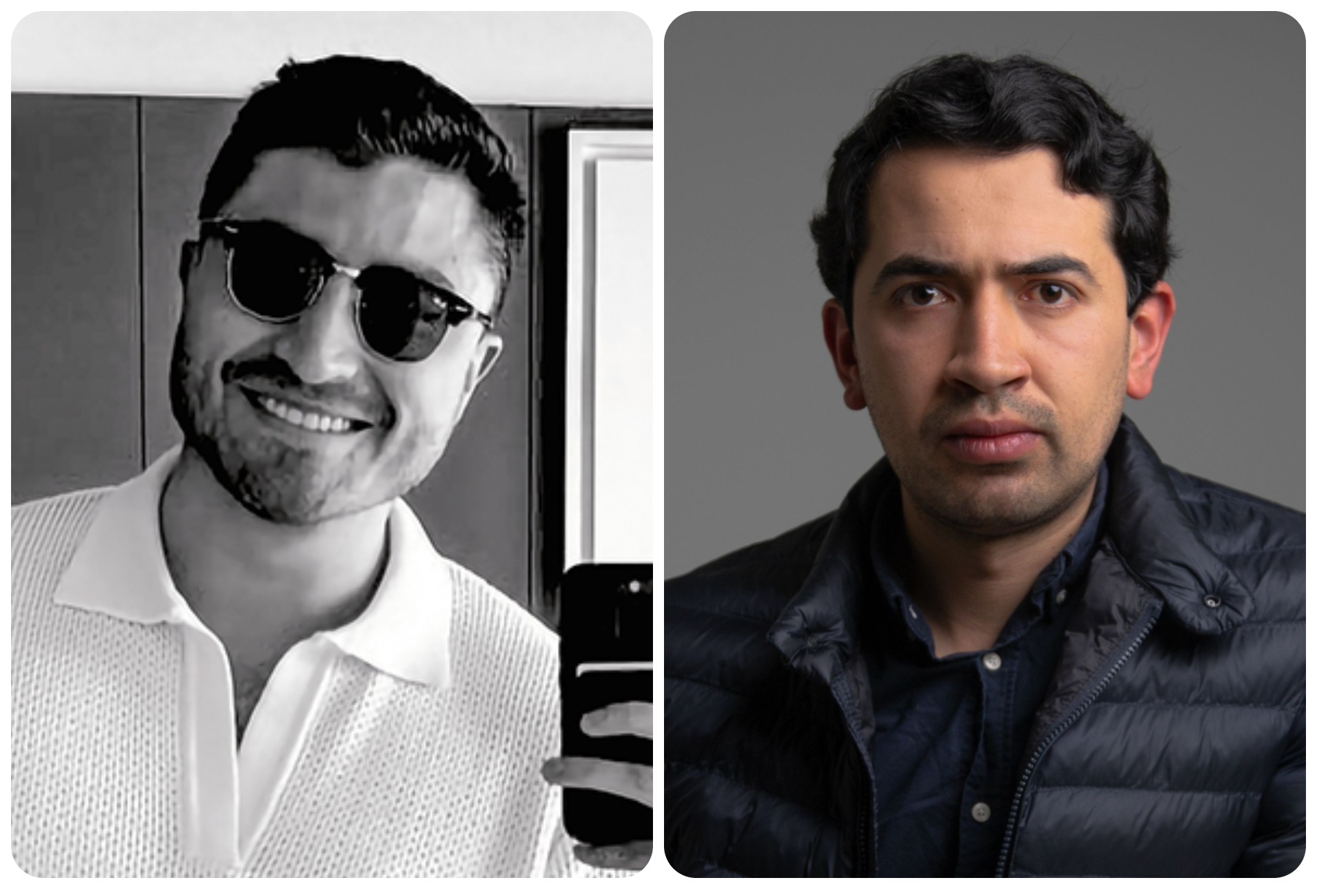 Andrés Sarabia, hermano de Laura Sarabia, y el concejal de Bogotá, Daniel Briceño.