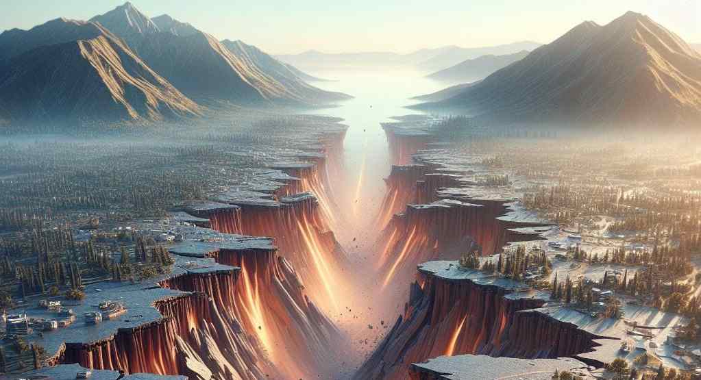 Científicos creen que la India se partirá en dos por culpa del movimiento de las placas tectónicas.