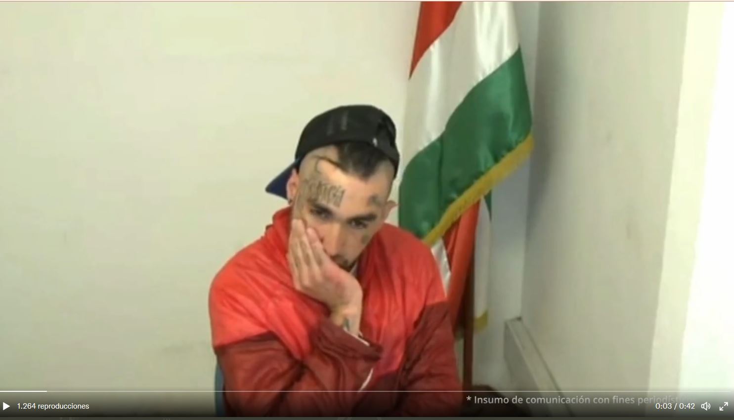 Sergio Andrés Pastor, alias 19, fue condenado por actos de vandalismo.