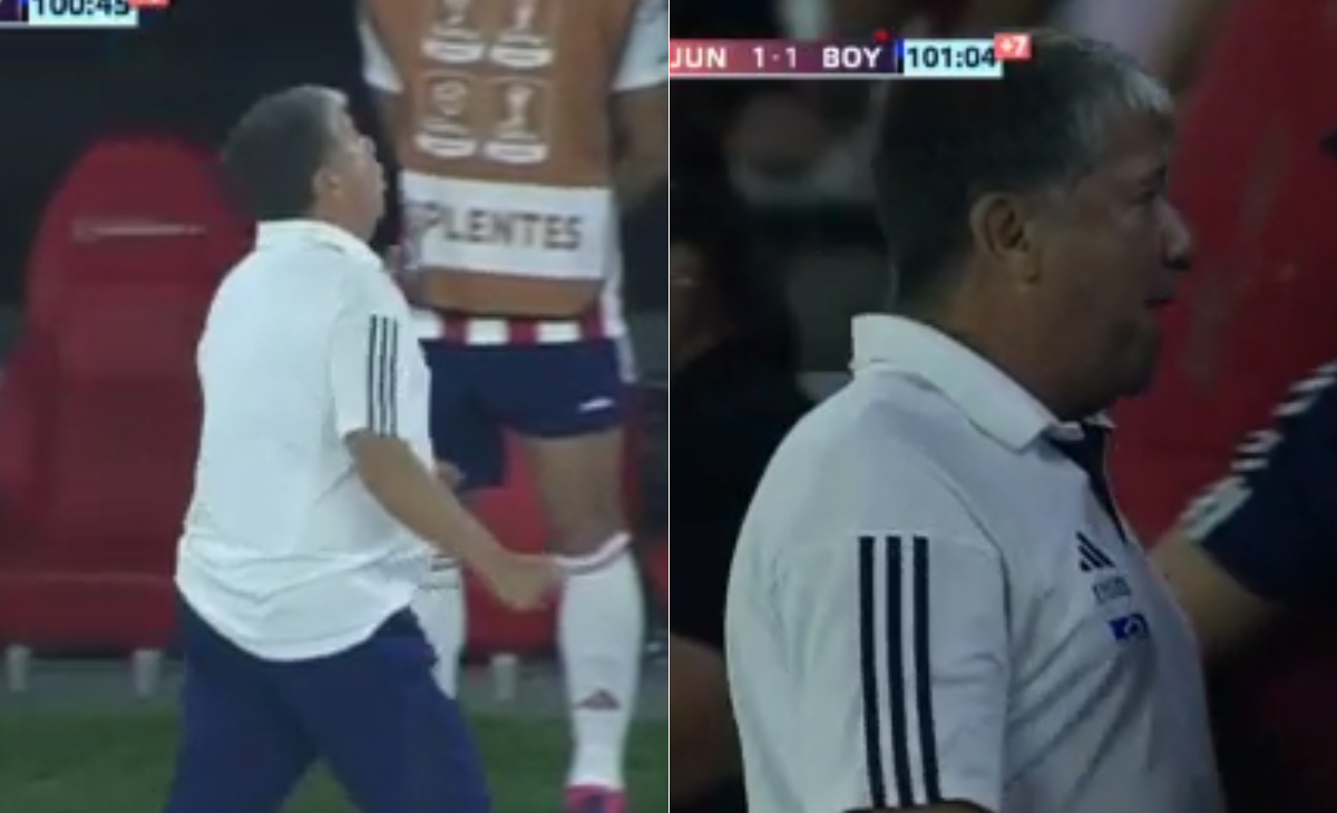 Bolillo Gómez y su furia tras el penal errado por Sandoval.