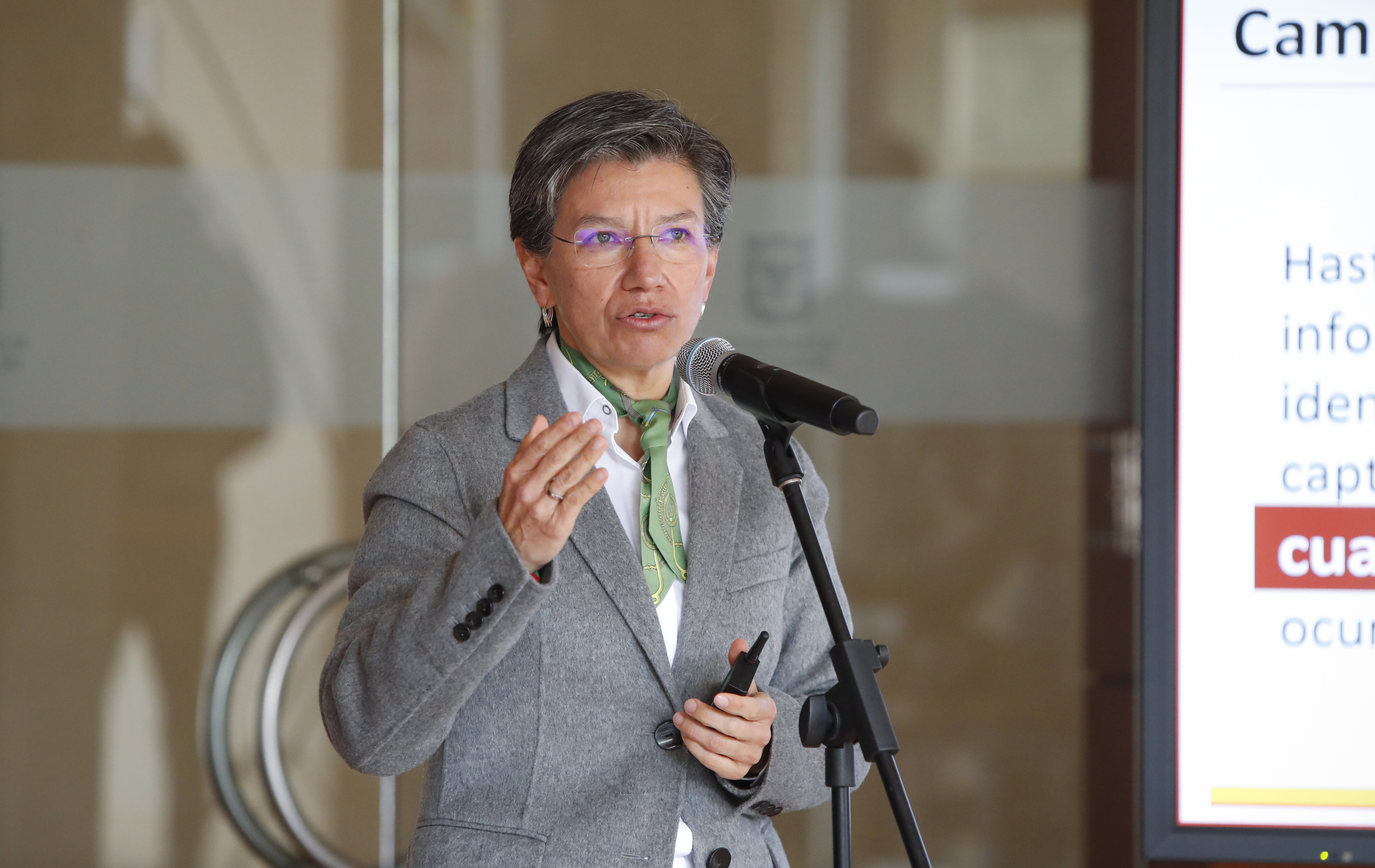 Alcaldesa de Bogotá Claudia López
