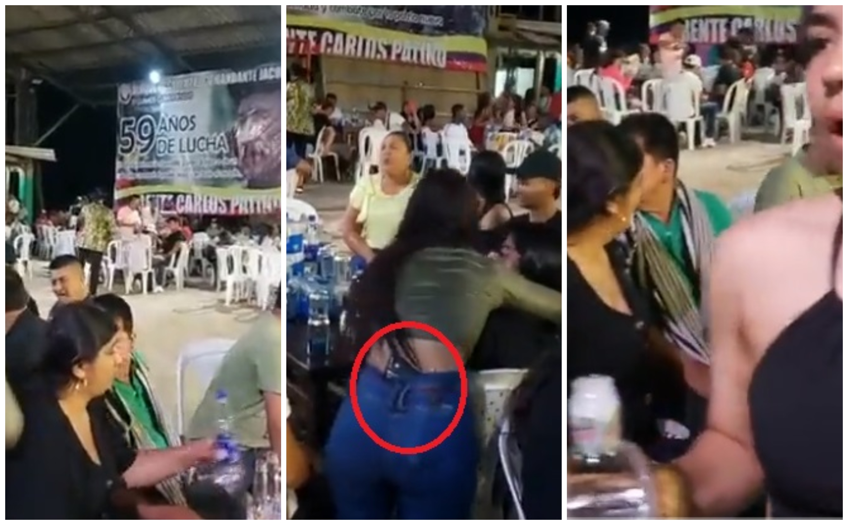 Disidencias de las Farc, de fiesta en el Tambo, Cauca.