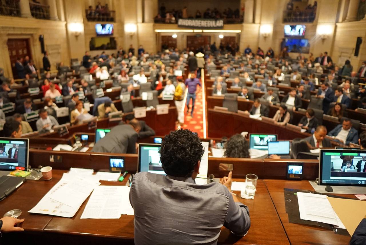 Plenaria de la Cámara de Representantes.