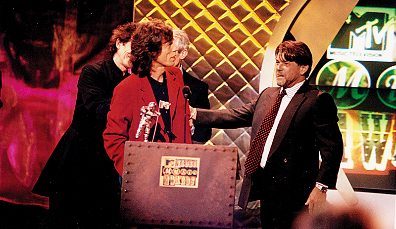 Jann Wenner y Mick Jagger
