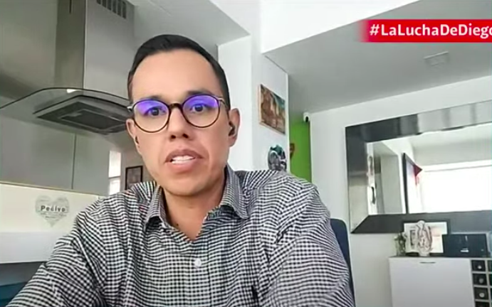 El periodista Diego Guauque en Vicky en Semana.