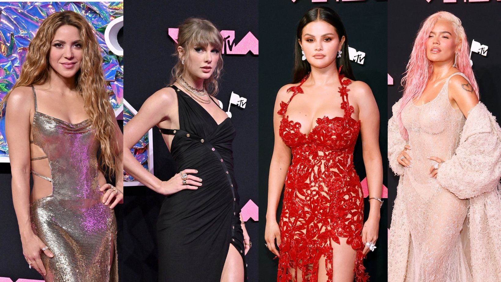 Shakira, Taylor Swift, Selena Gómez y Karol G