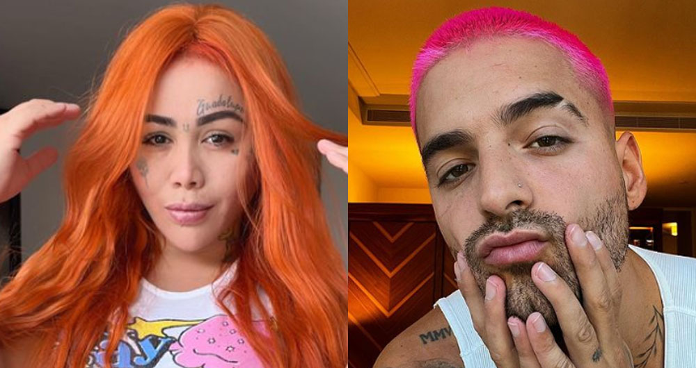 Yina Calderón y Maluma - Foto tomada de Instagram @oficialdjyinacalderon - @maluma