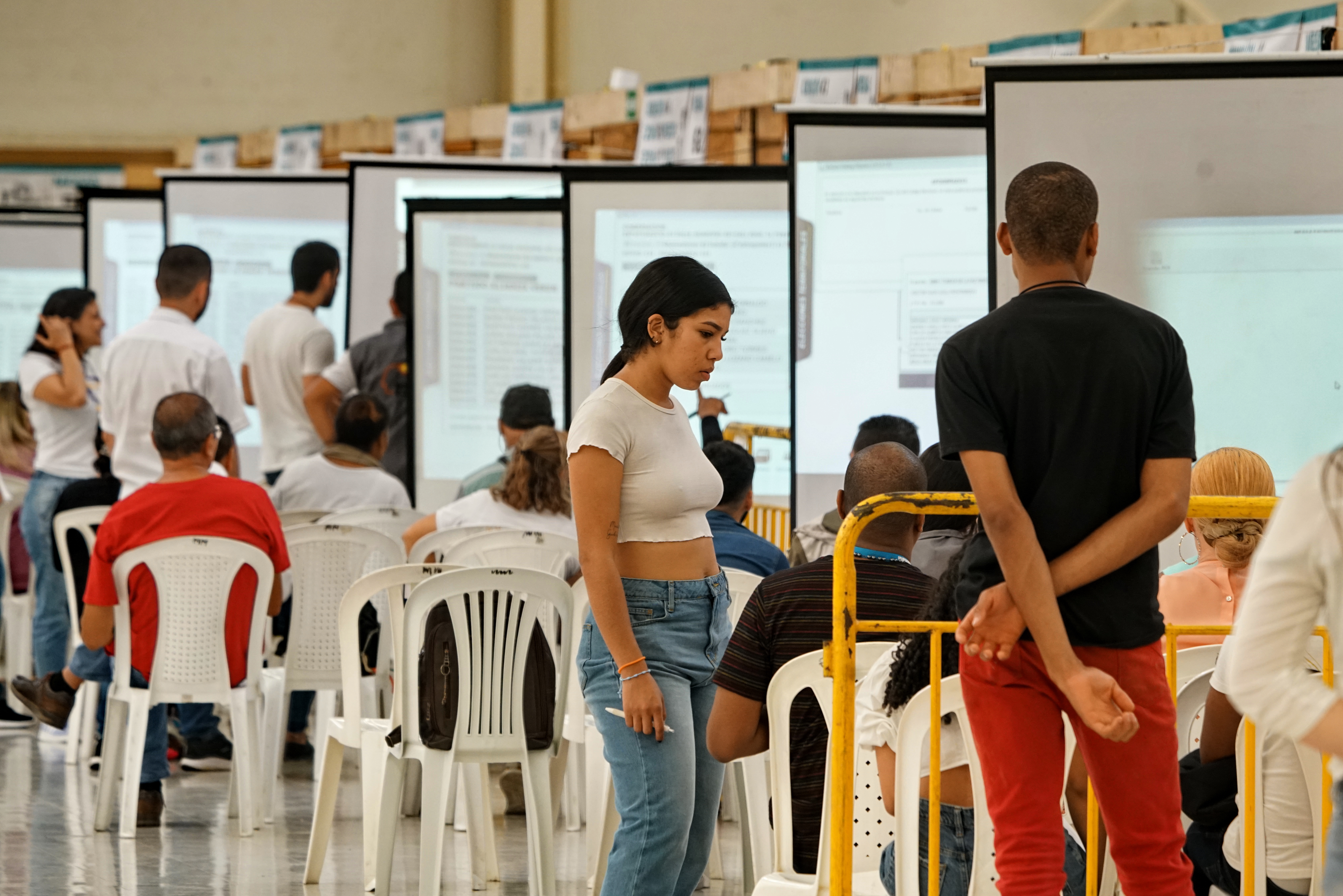 La Registraduría realiza el preconteo de las elecciones regionales 2023, de Cali y Valle del Cauca.
