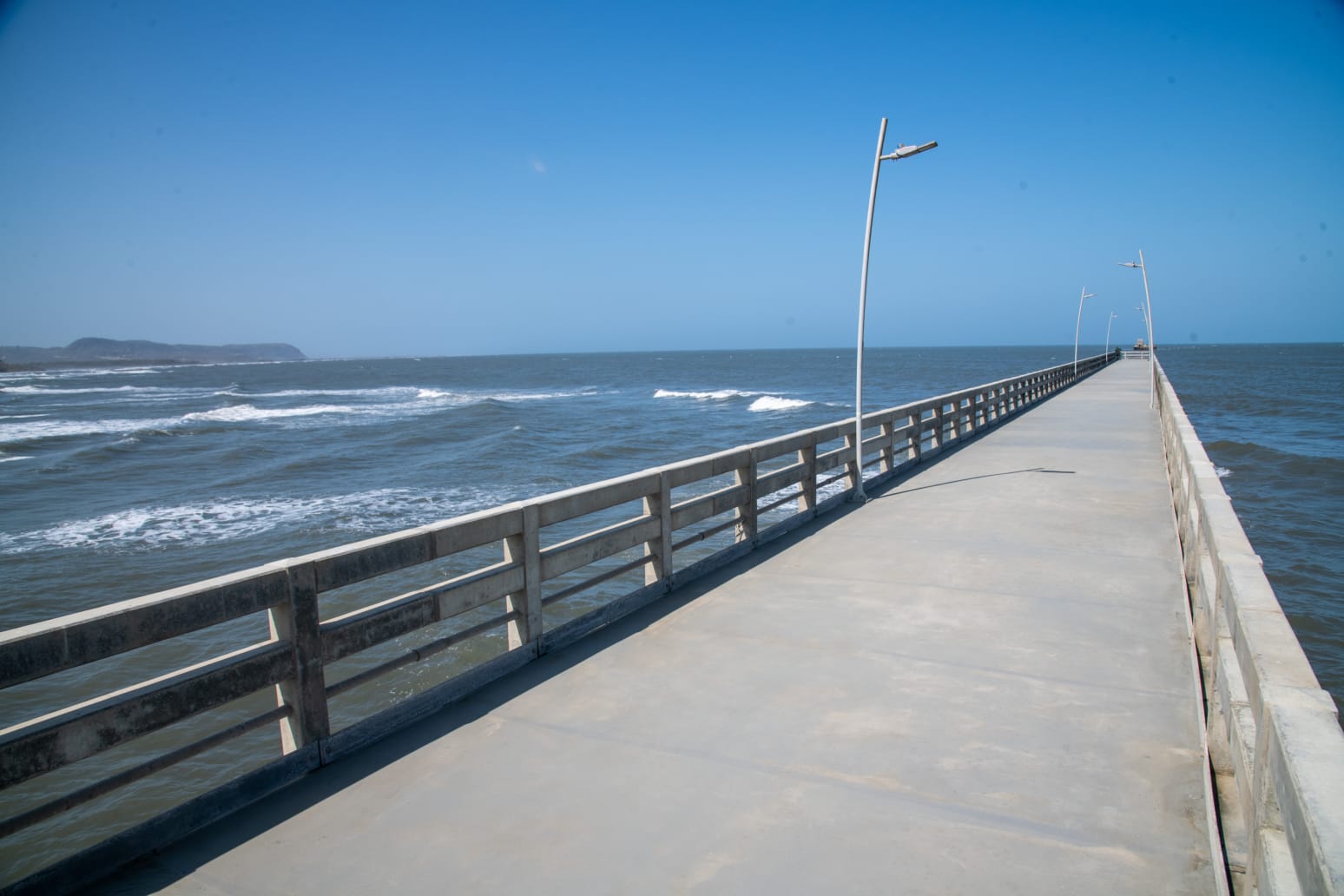 El presidente Iván Duque entregó la obra del Muelle de Puerto Colombia en Barranquilla.
