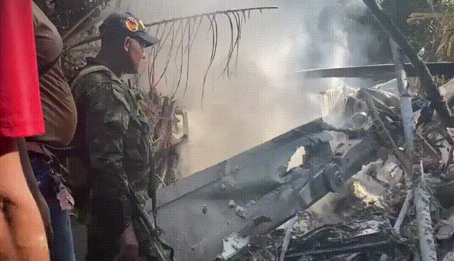 Un helicóptero del Ejército Nacional cayó en el municipio de Quibdó, Chocó.