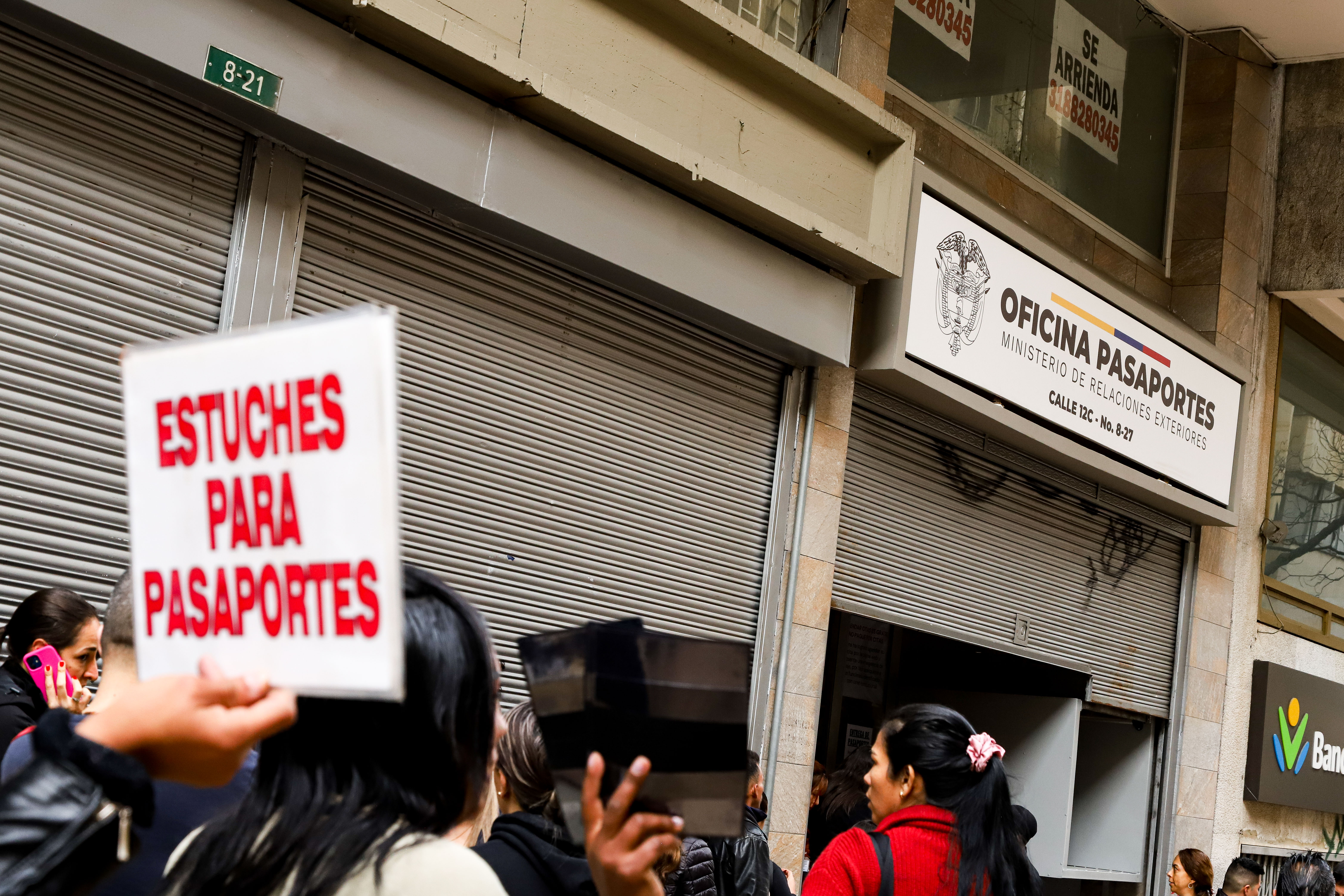 Oficina De Pasaportes.
24/05/2024, En La Oficina De Pasaportes, Ministerio De Relaciones Exteriores. 
Foto: Lesly Sánchez