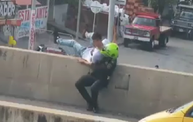 Momento de la heroica acción.