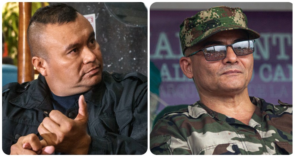 Calarcá Córdoba e Iván Mordisco, amigos, hoy en confrontación.