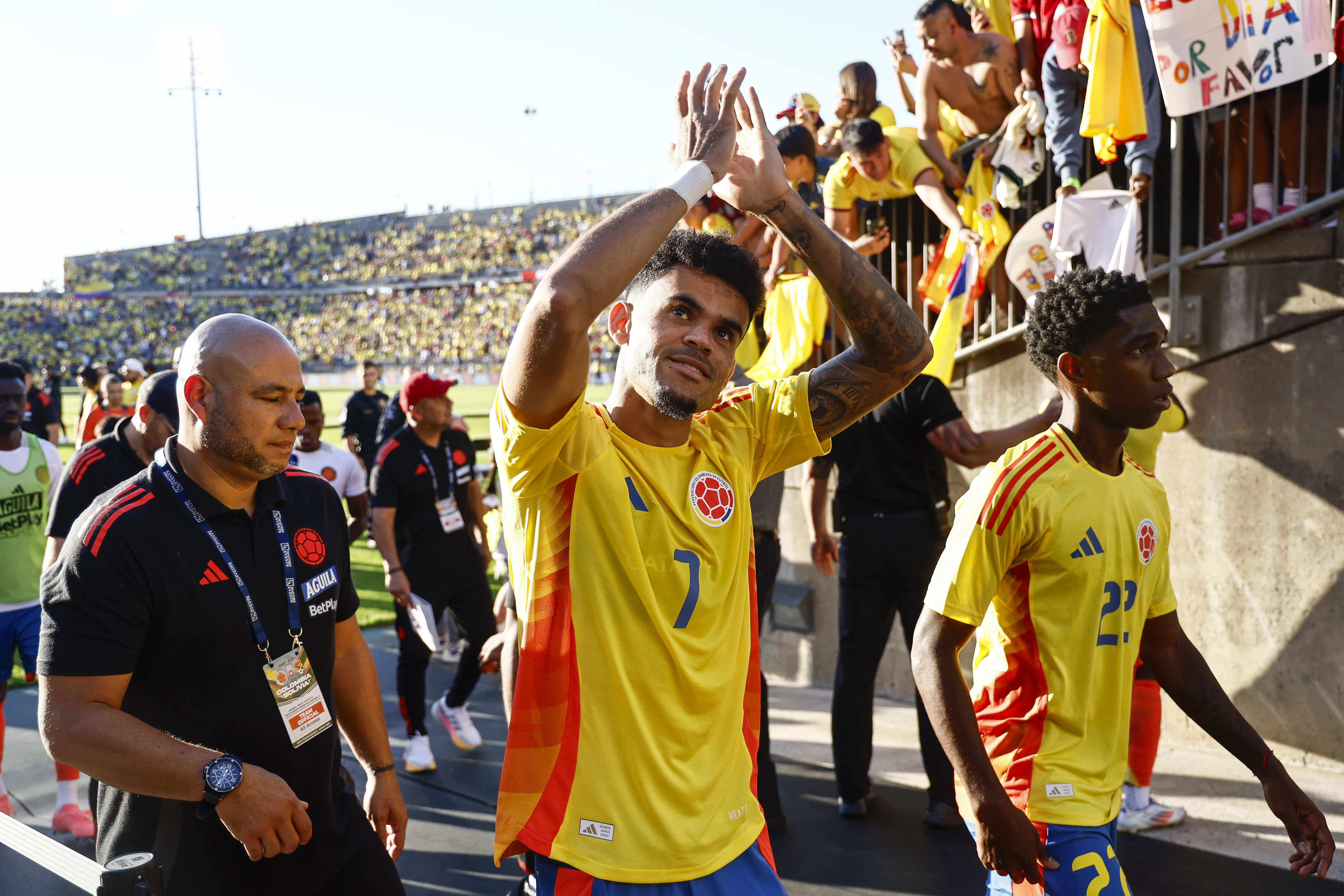 Luis Díaz se perfila a ser titular contra los paraguayos