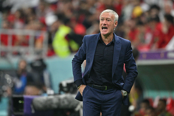 El técnico de la selección de Francia, Didier Deschamps, empezó ya a pensar en la final del domingo ante Argentina en el Mundial de Qatar y adelantó que su equipo tendrá como misión “limitar al máximo” la influencia de Lionel Messi en el partido. (Photo by Lionel Hahn/Getty Images)