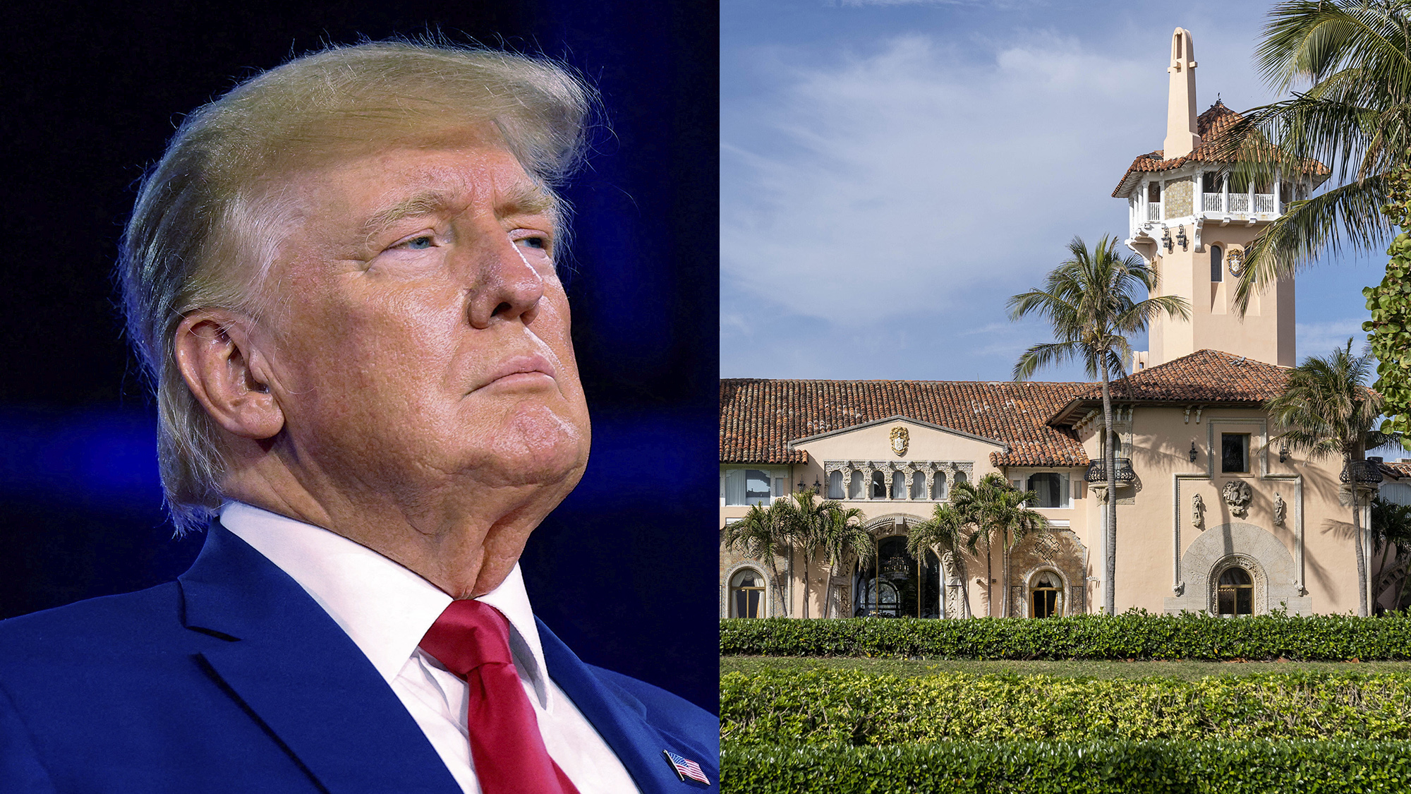 FILE - In this Jan. 18, 2021, file photo, Mar-a-Lago in Palm Beach, Fla. Former President Donald Trump says the FBI is conducting a search of his Mar-a-Lago estate. Spokespeople for the FBI and the Justice Department did not return messages seeking comment Monday evening. (Greg Lovett/The Palm Beach Post via AP, File)