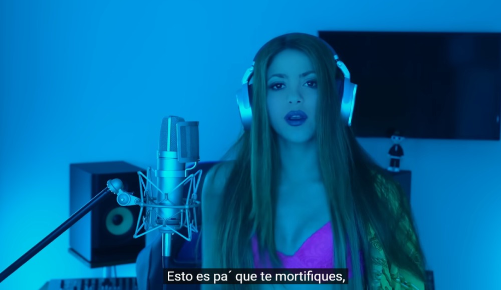 La colombiana fue criticada por figuras españolas que no estuvieron de acuerdo con este lanzamiento contra Piqué.