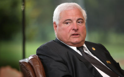 El presidente panameño Ricardo Martinelli.