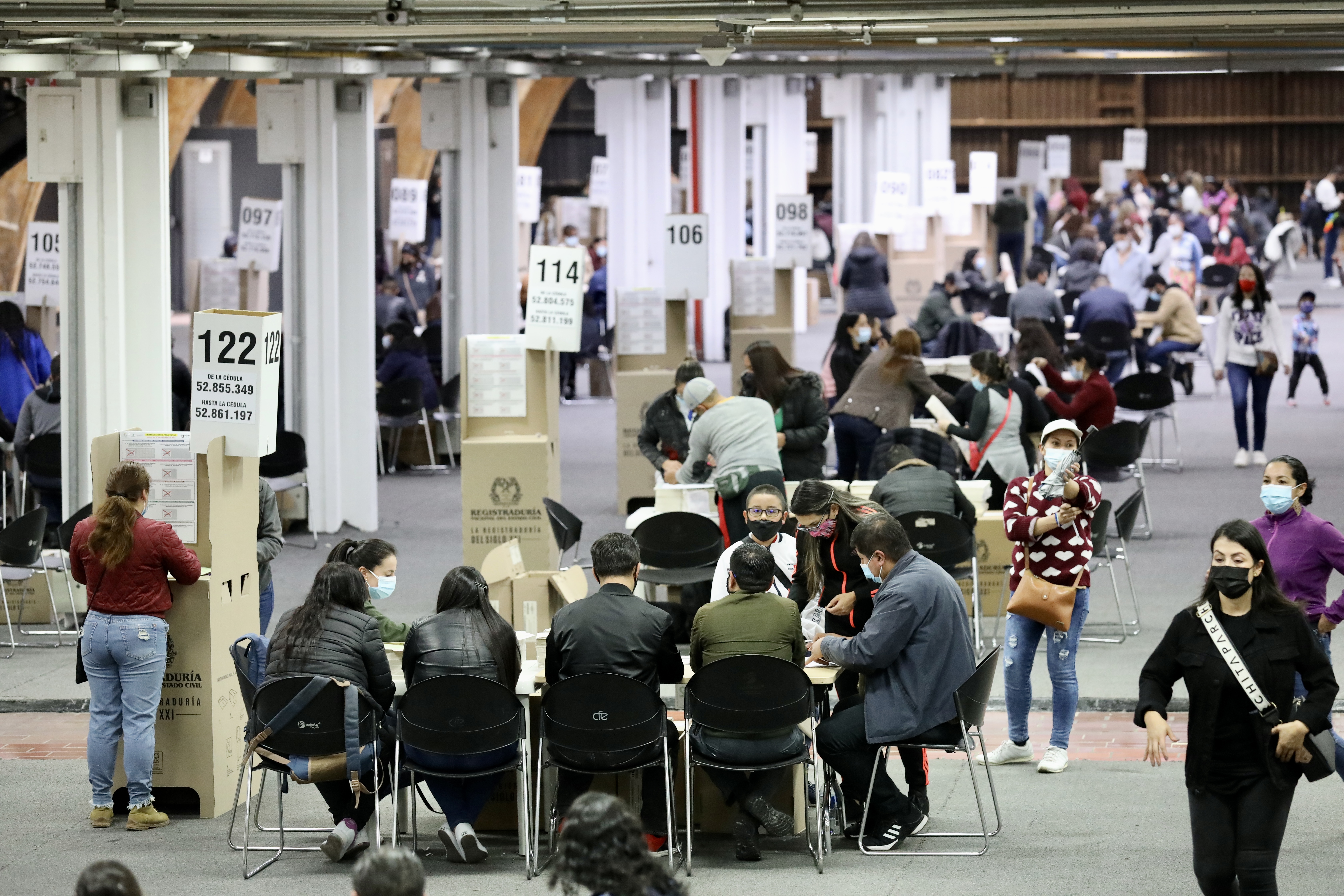 Votaciones ,elecciones marzo 13 2022Bogota ColferiasFoto Juan Carlos Sierra